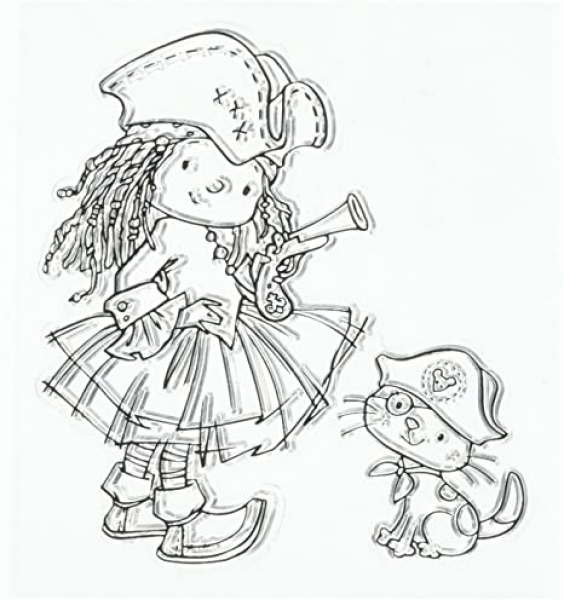 Clear Stamp Young Rebels, Hände hoch